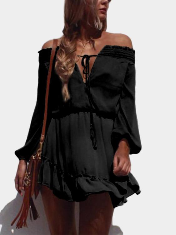 Black Floral Maxi Dress