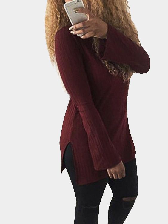Womens Burgundy T-Shirts