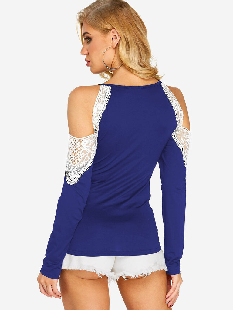 Womens Dark Blue T-Shirts