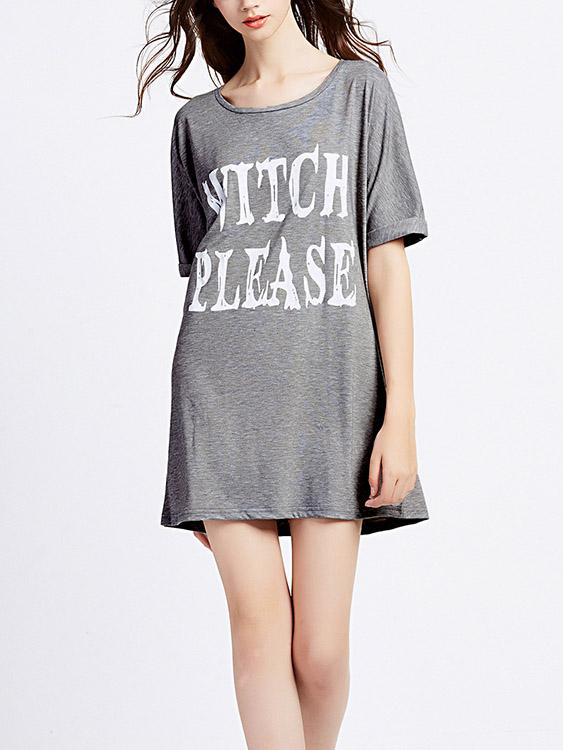 Ladies Half Sleeve Mini Dress