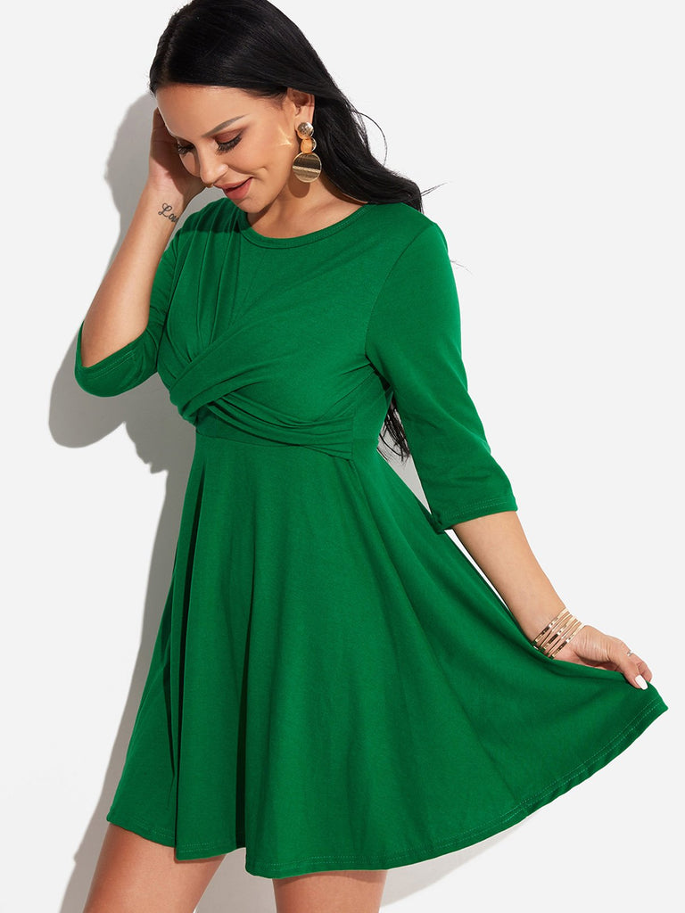 Ladies Green Mini Dresses