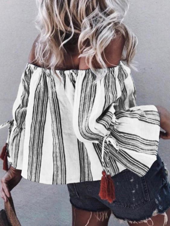 Womens Striped Blouses