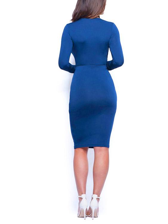 Ladies Blue Bodycon Dresses