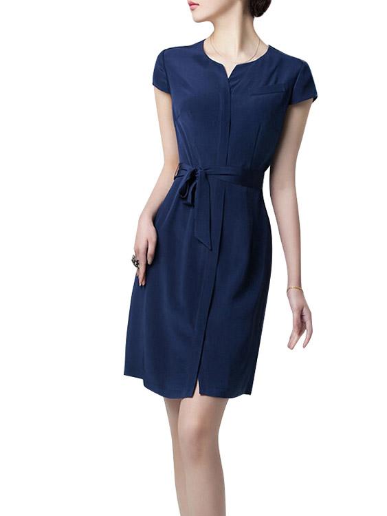 Ladies Navy Bodycon Dresses