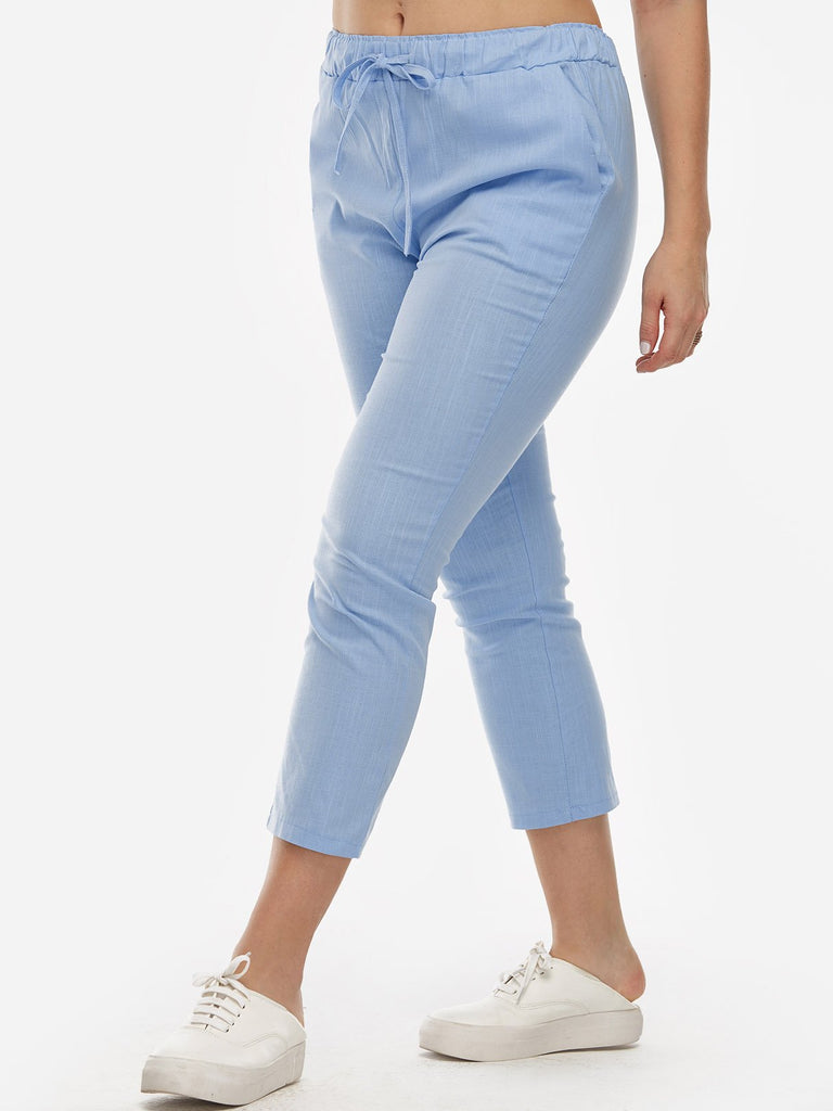 Womens Blue Plus Size Bottoms