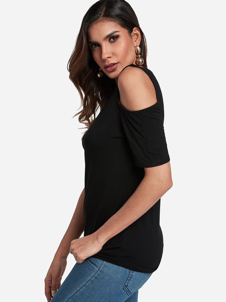 Ladies Black T-Shirts