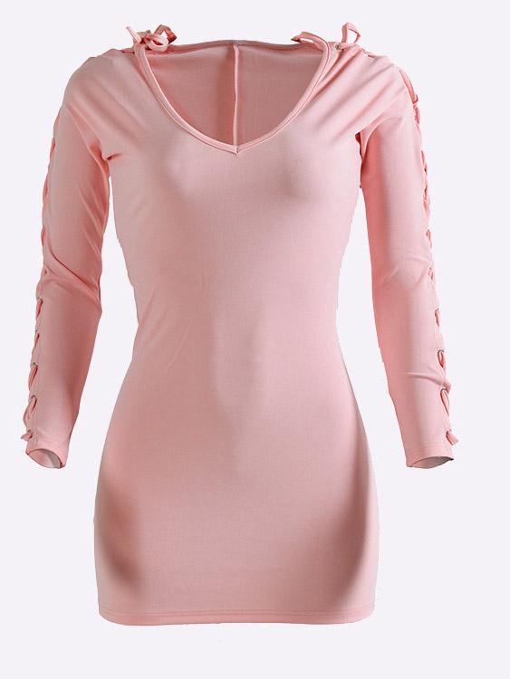 Ladies Pink Mini Dresses