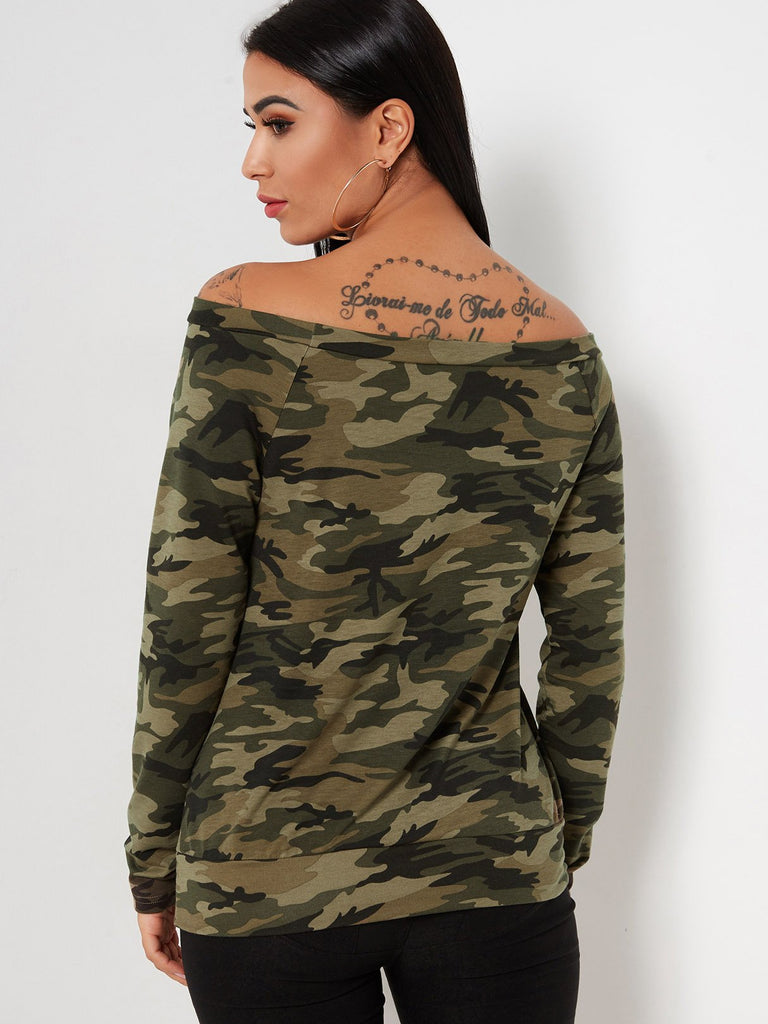 Womens Camouflage T-Shirts