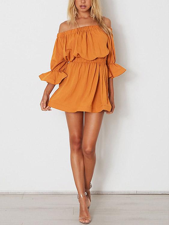 Ladies Long Sleeve Mini Dress