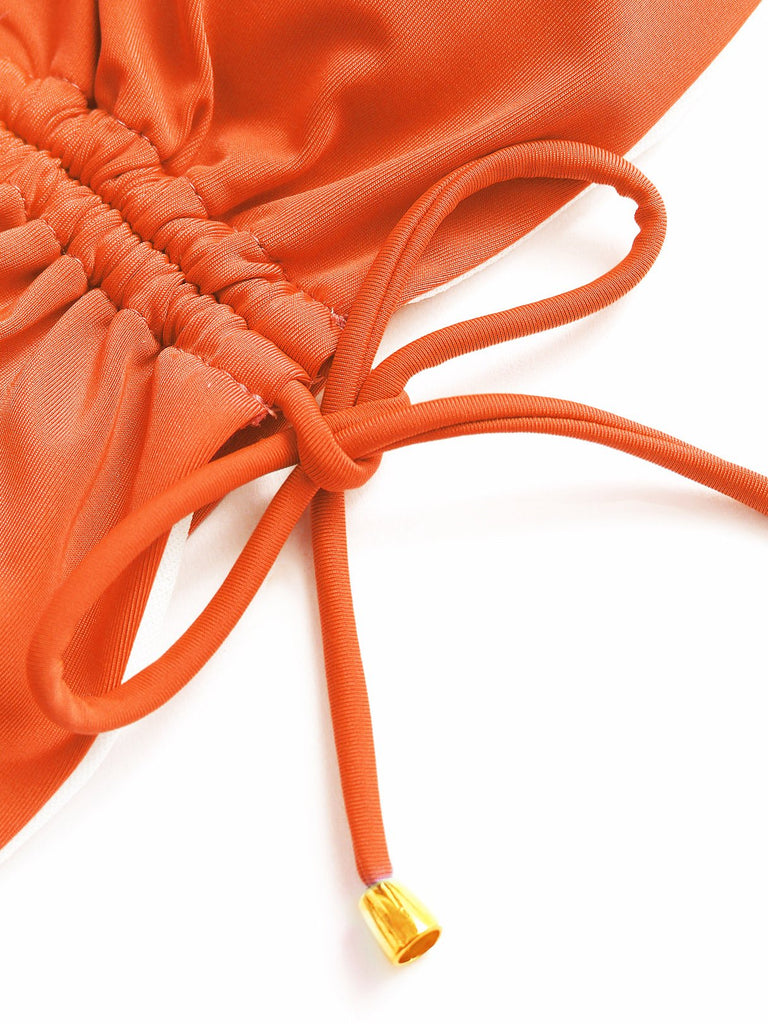 Ladies Orange Bikinis