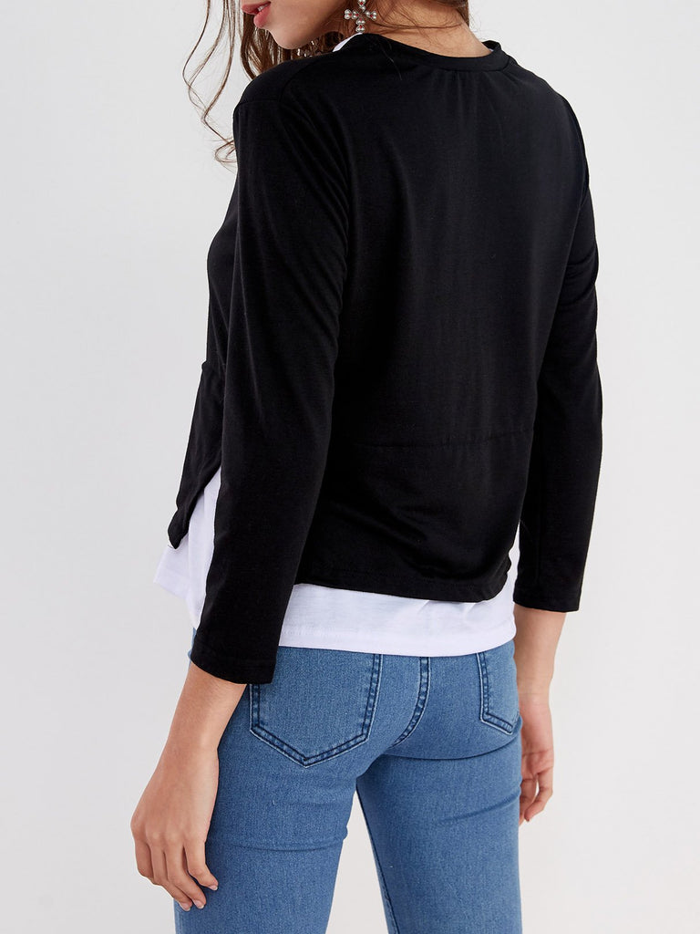 Womens Black T-Shirts