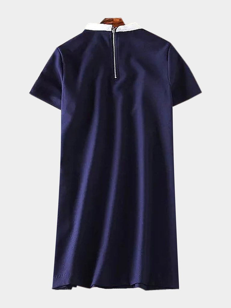 Womens Navy Blue Shirt Dresses