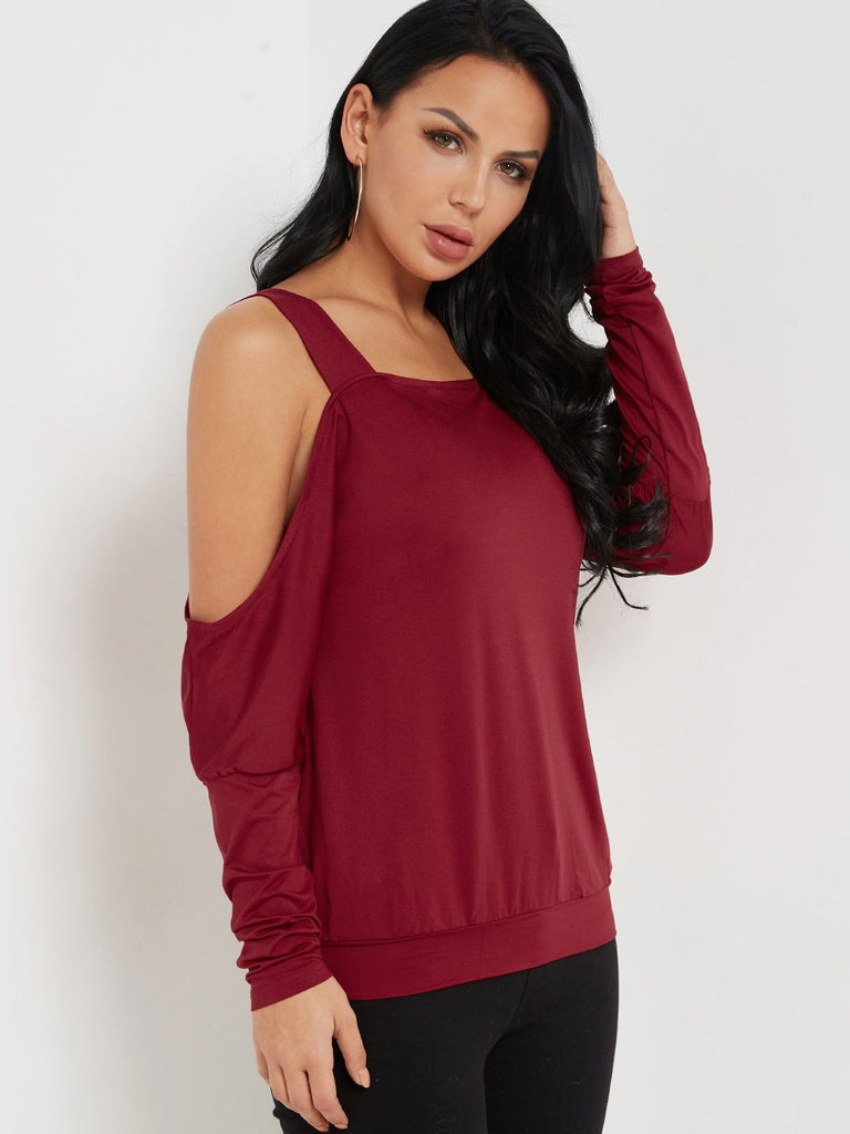 Ladies Burgundy T-Shirts