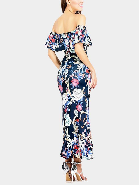 Womens Navy Maxi Dresses