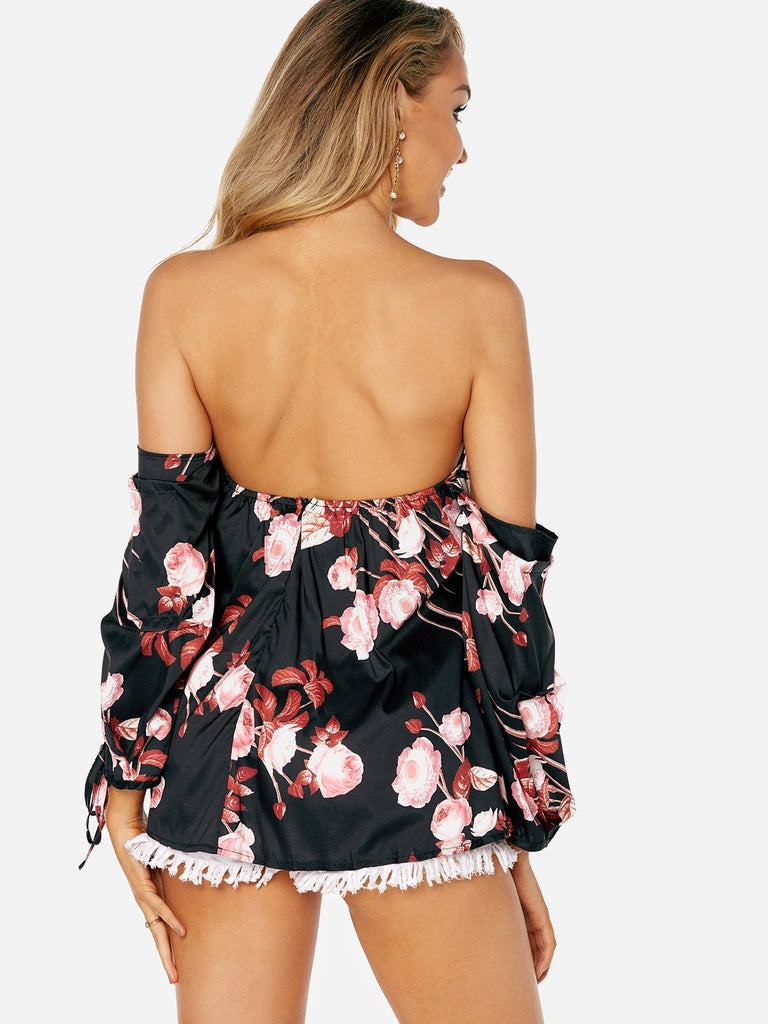 Womens Black Blouses