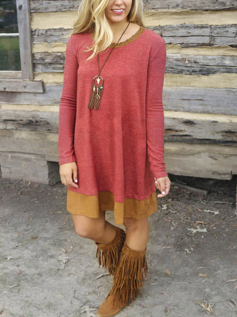 Ladies Red Midi Dresses