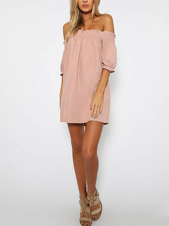 Ladies Pink Mini Dresses