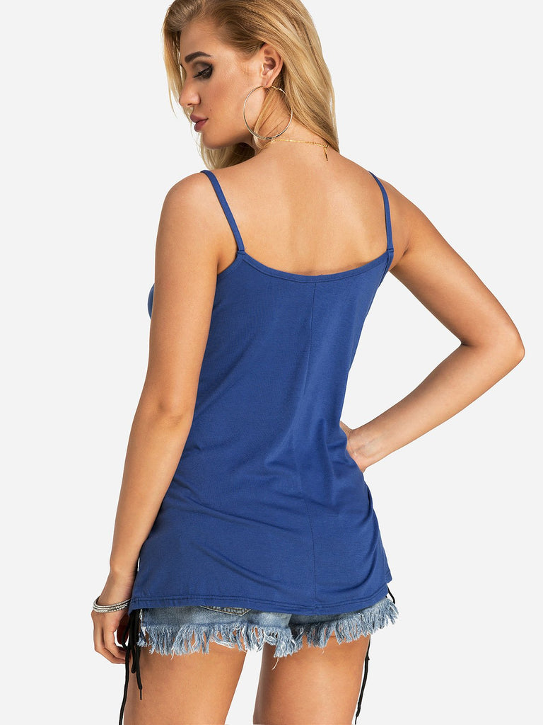 Womens Blue Camis