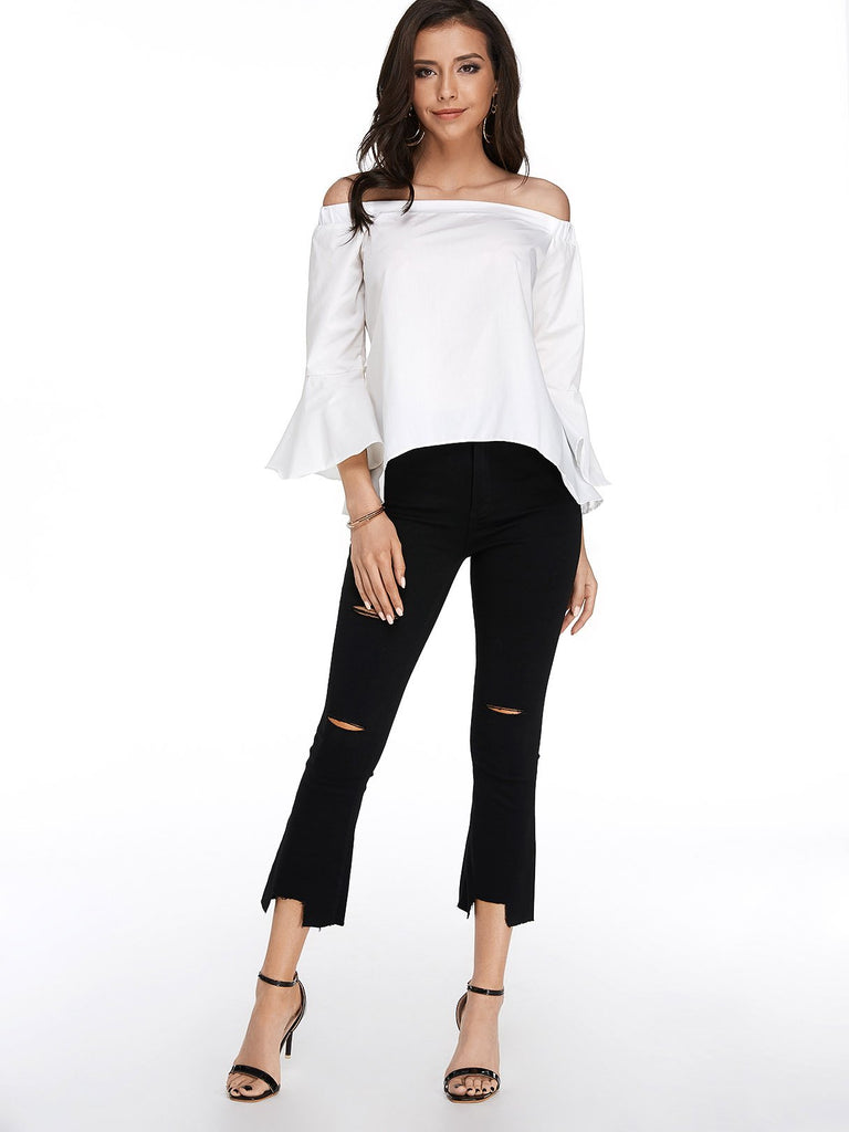 Womens 3/4 Sleeve Blouses