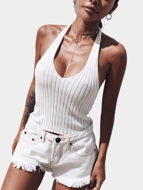 Womens White Camis