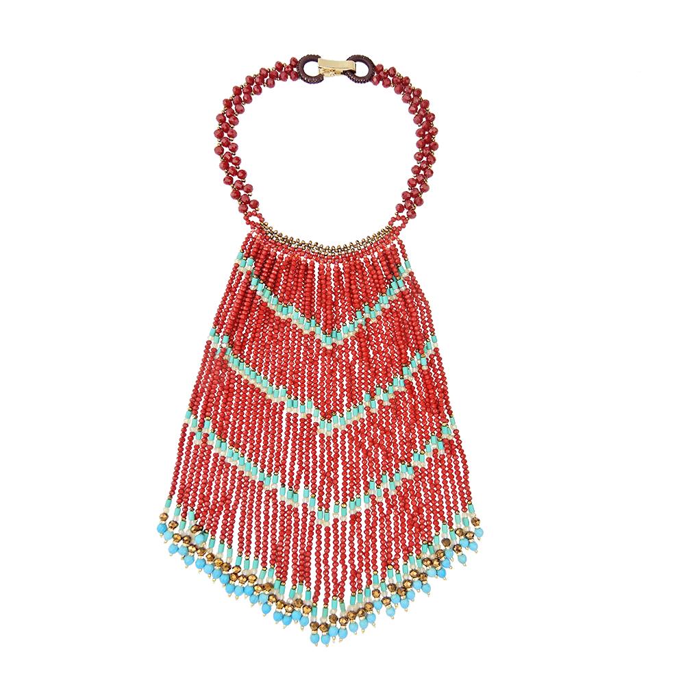 Unique Luxuries Himalayas Tassel Cascade Handmade Necklace