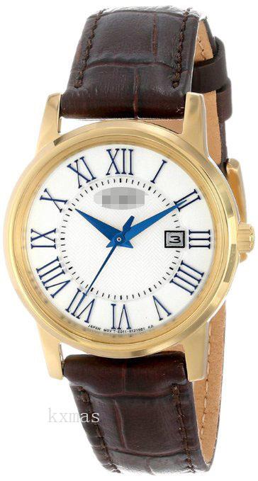 Stylish Leather Watch Wristband EW1562-01A_K0001400