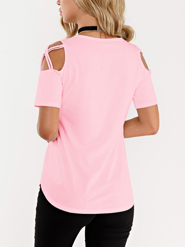 Womens Pink T-Shirts