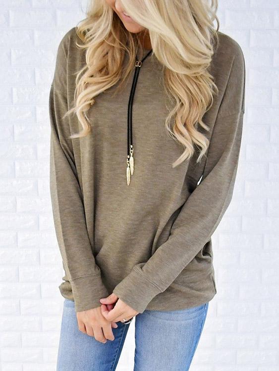 Ladies Khaki T-Shirts
