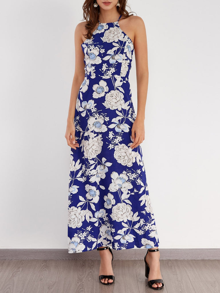 Ladies Sleeveless Maxi Dress