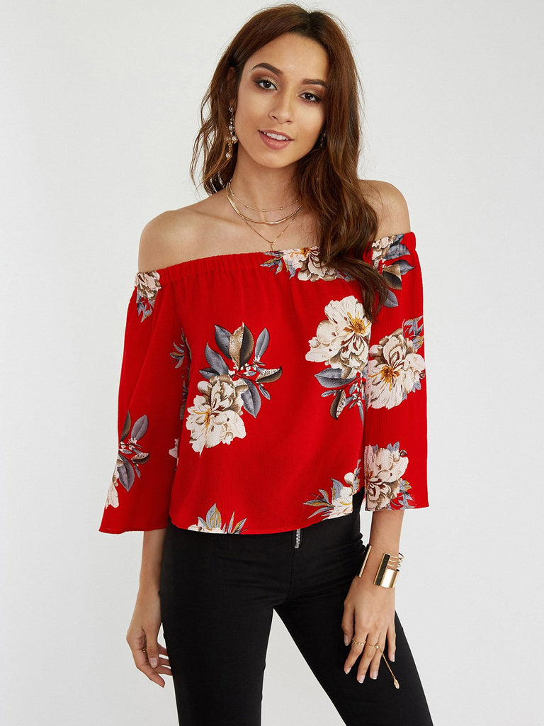 Ladies 3/4 Sleeve Blouses