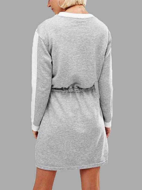 Womens Grey Mini Dresses