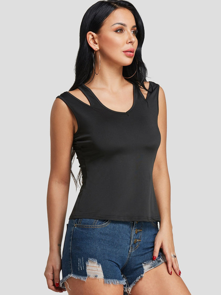 Ladies Black Camis