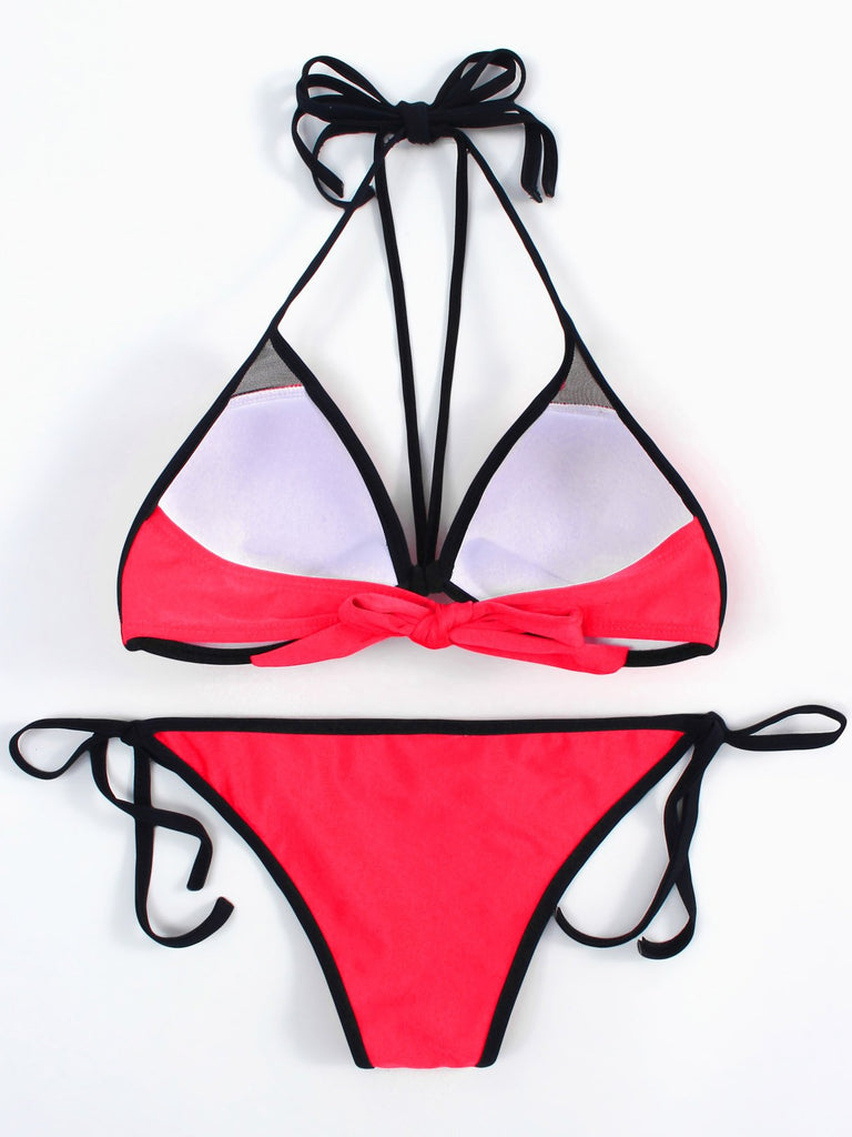 Womens Red Bikinis
