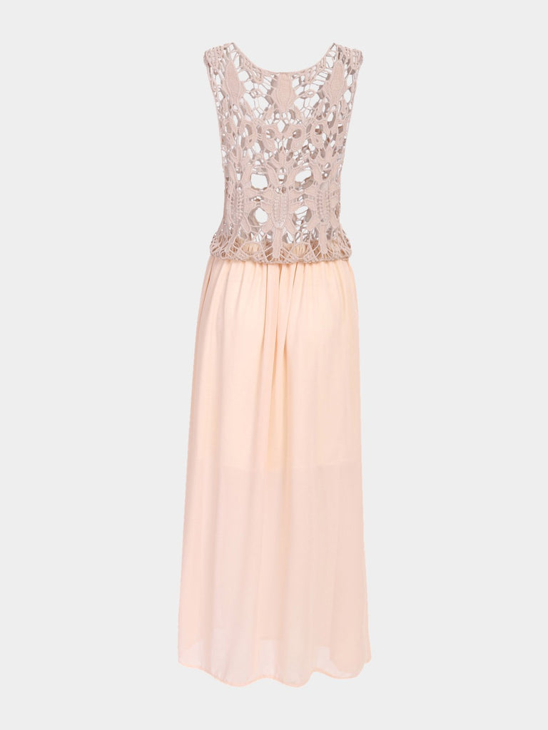 Womens Beige Maxi Dresses
