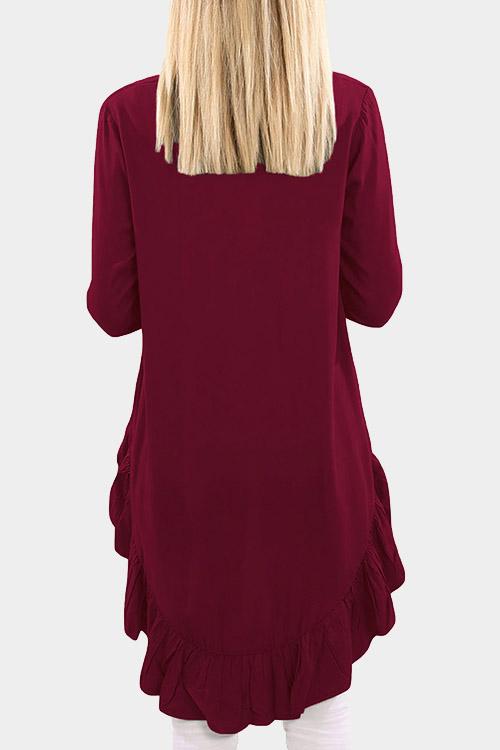 Womens Burgundy T-Shirts