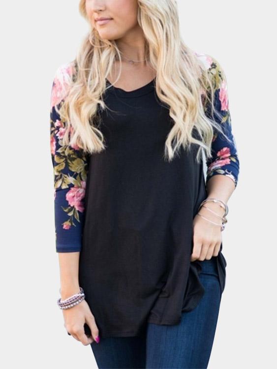 Womens Black T-Shirts