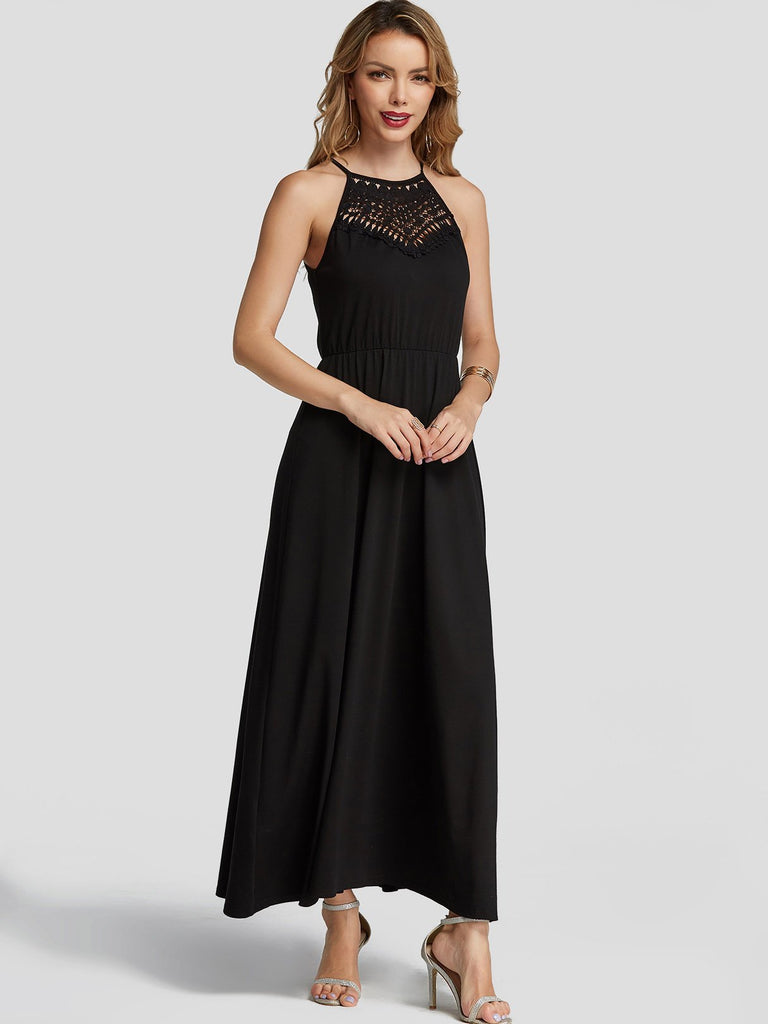 Ladies Black Maxi Dresses