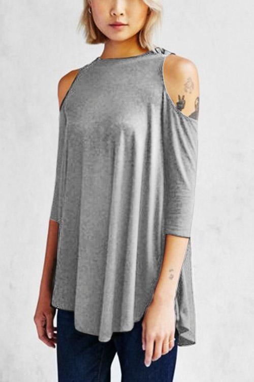 Ladies Grey T-Shirts
