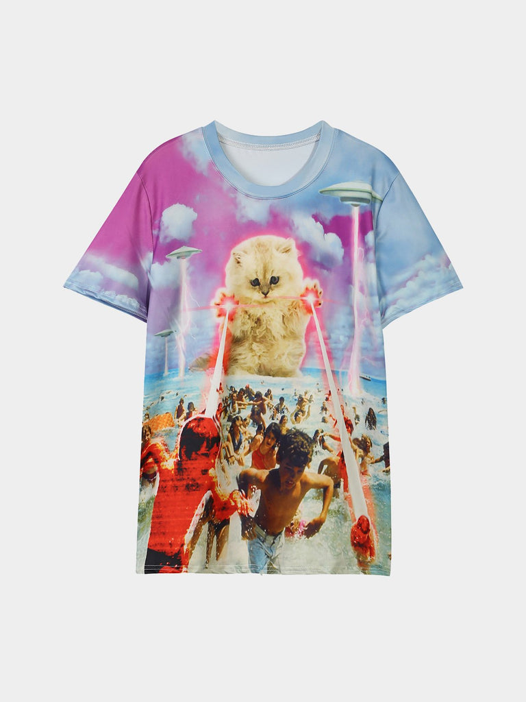 Round Neck Animal T-Shirts