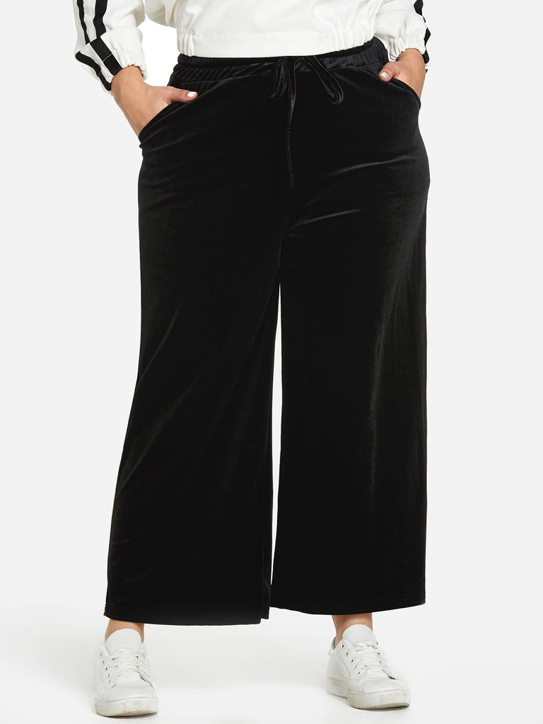 Womens Black Plus Size Bottoms