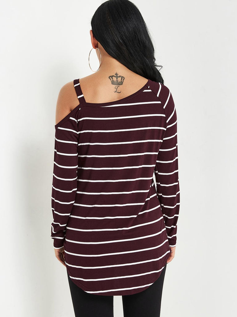 Womens Burgundy T-Shirts