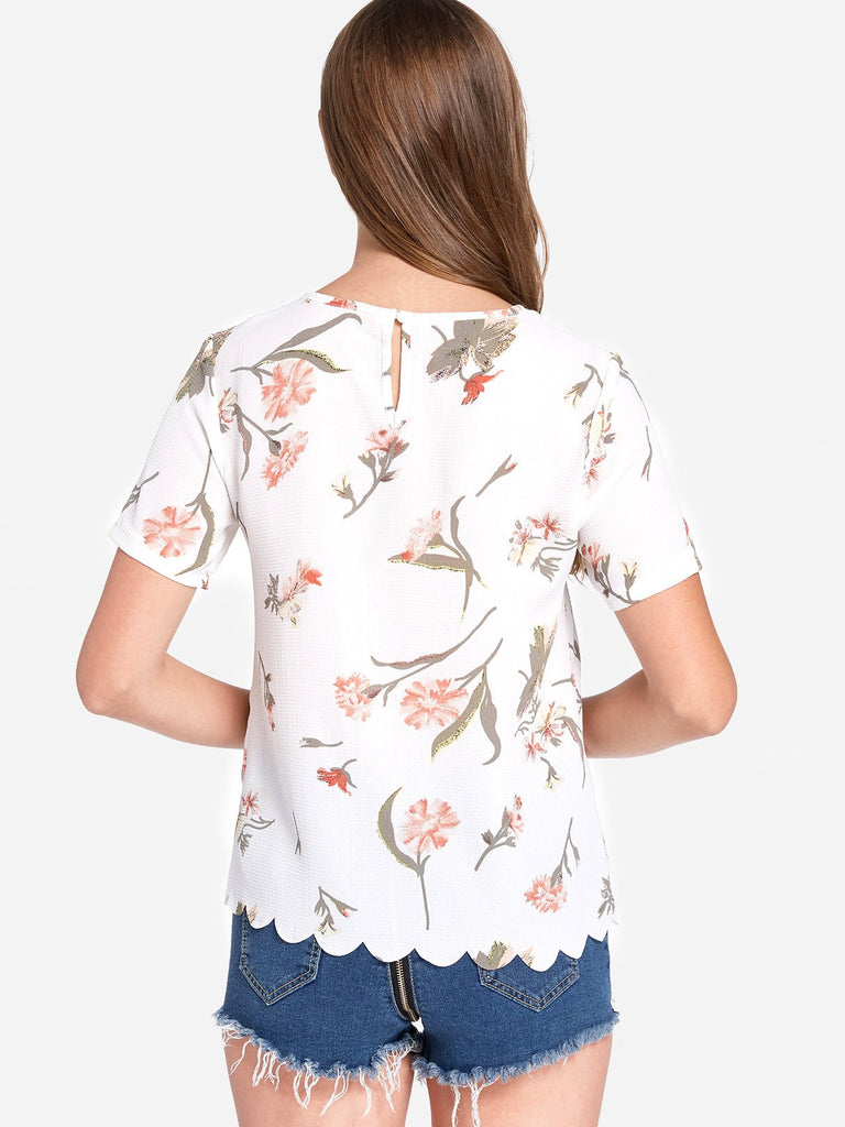 Womens Floral T-Shirts