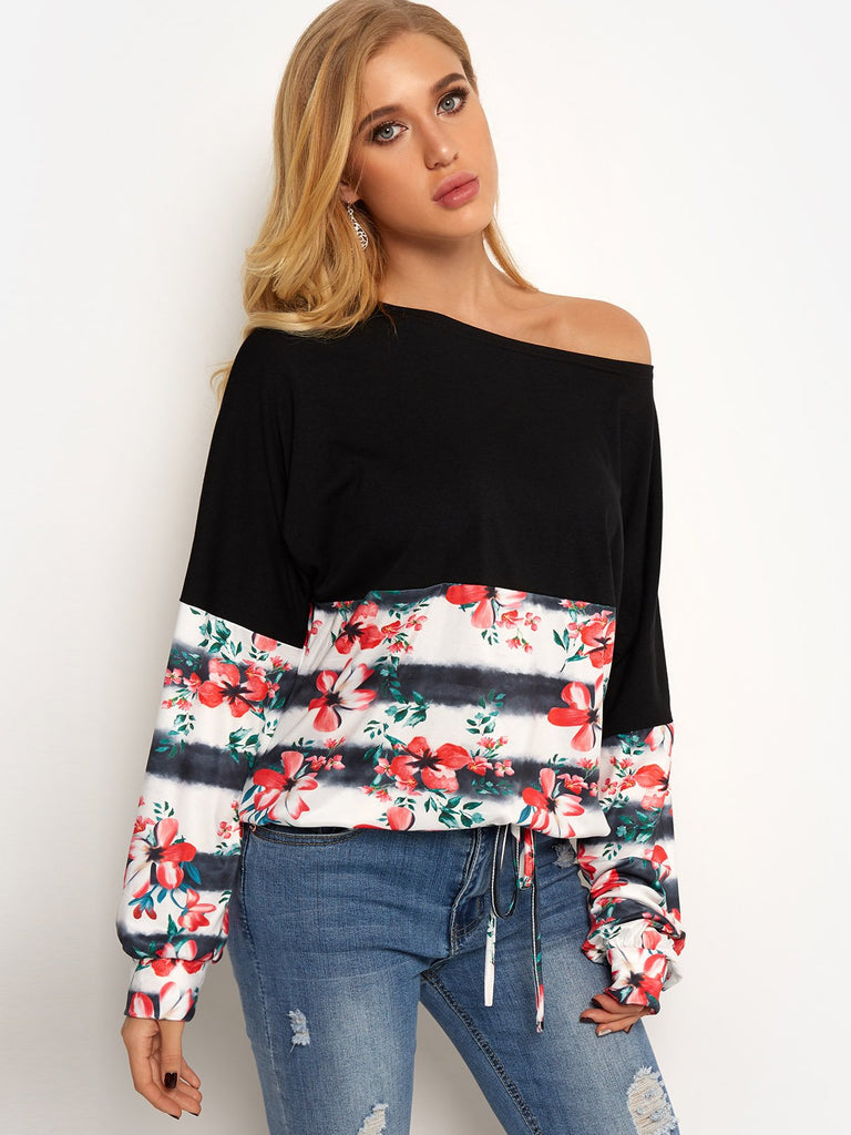 Womens Floral Print T-Shirts