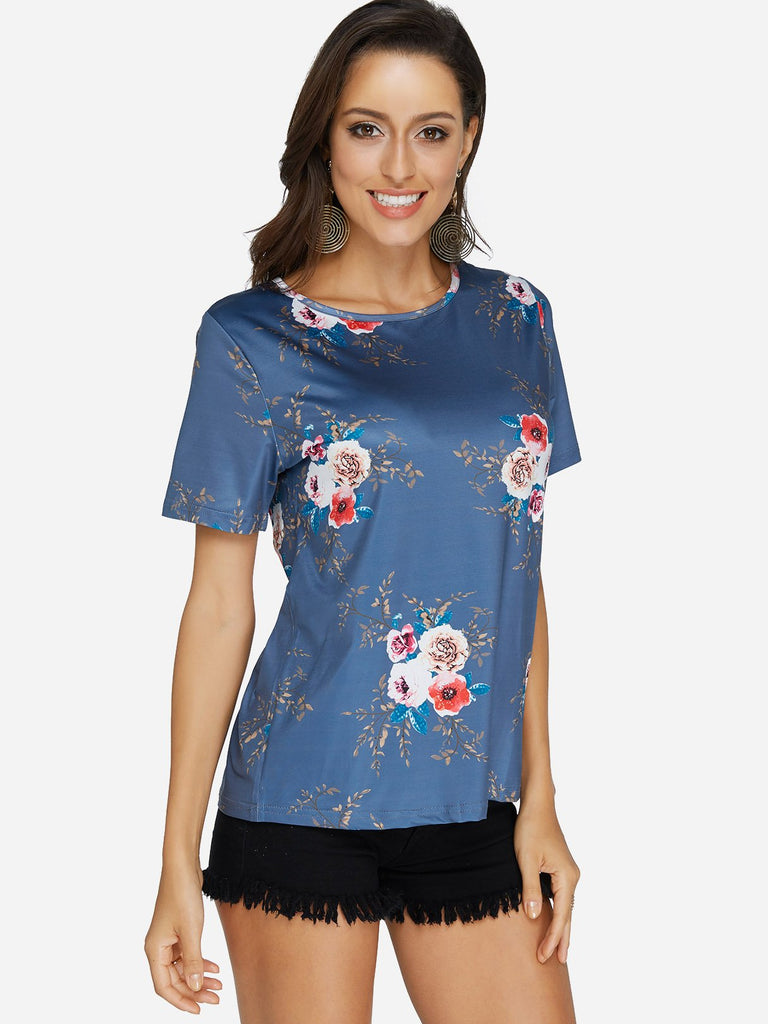 Ladies Short Sleeve Blouses