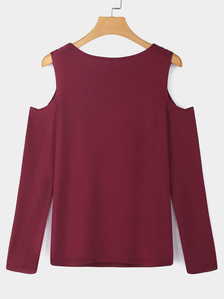 Ladies Burgundy T-Shirts
