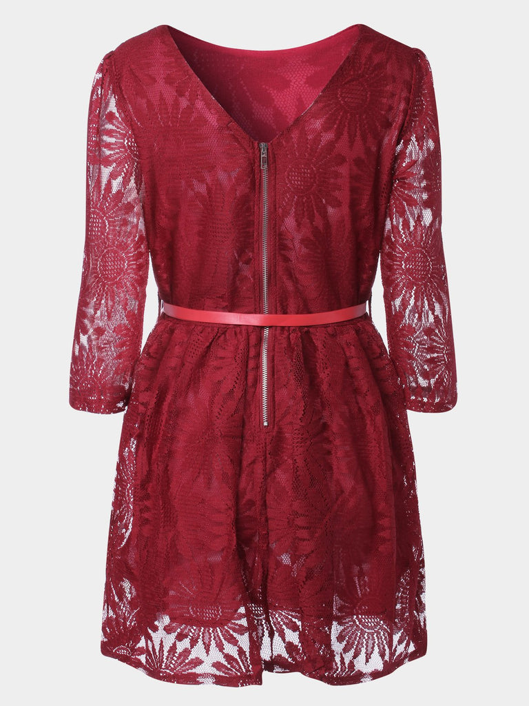Cute Burgundy Dresses