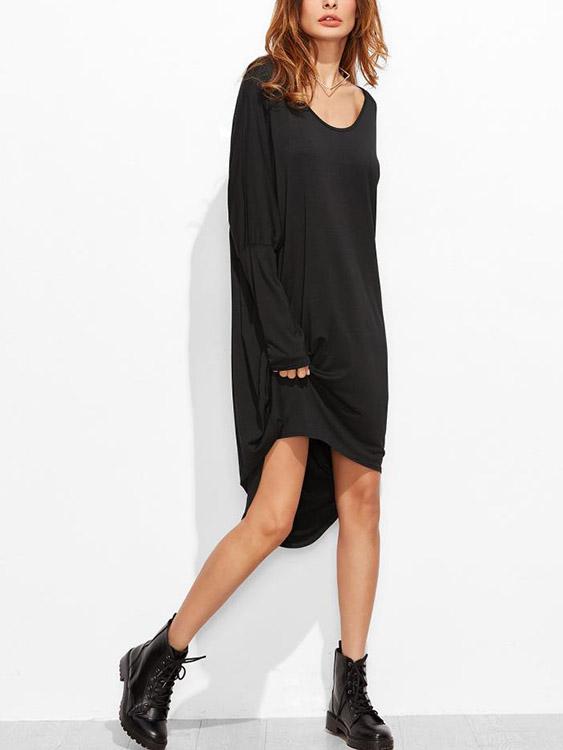 Ladies Long Sleeve Casual Dresses