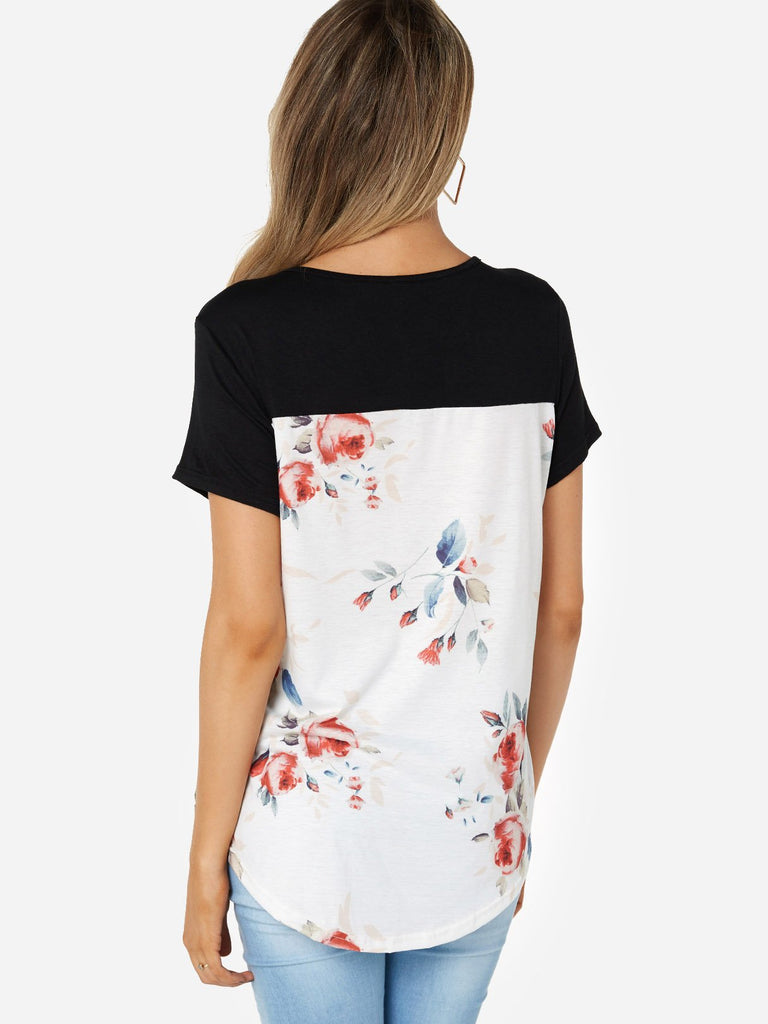 Womens Black T-Shirts