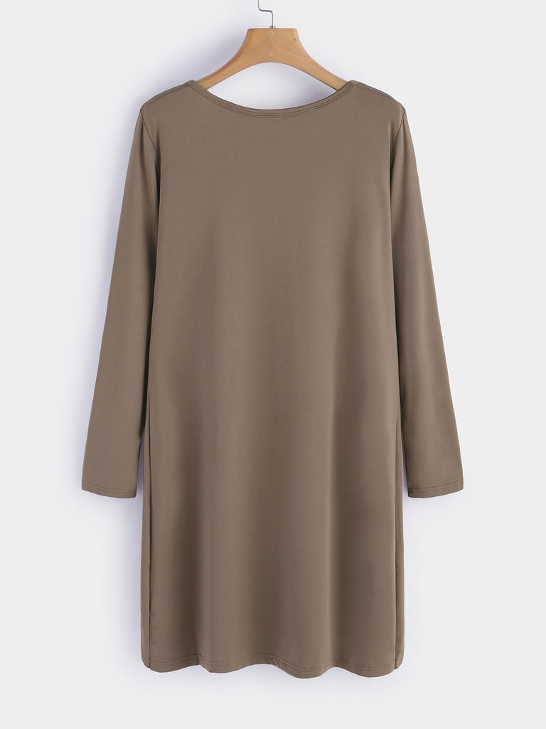 Womens Khaki Midi Dresses