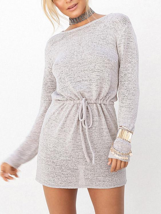 Ladies Grey Mini Dresses